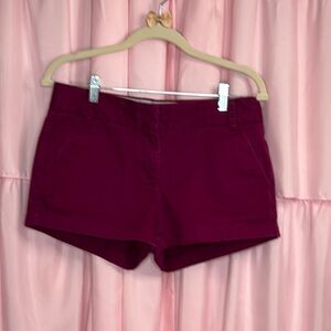J.Crew Chino Shorts Plum Size 4